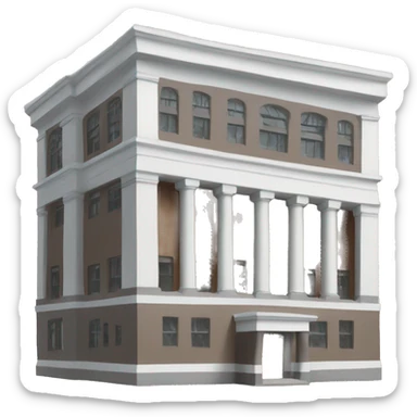 New buildings school sticker