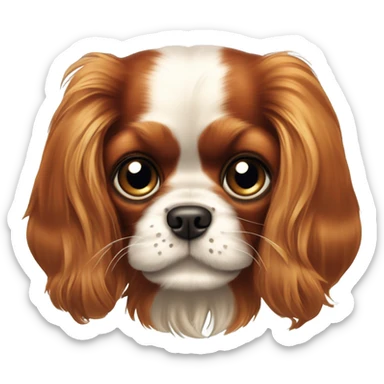 Cavalier King Charles spaniel sticker