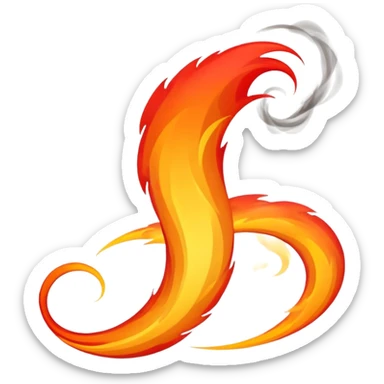 fire tornado sticker