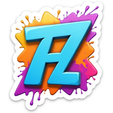 Граффити надпись: 72 sticker