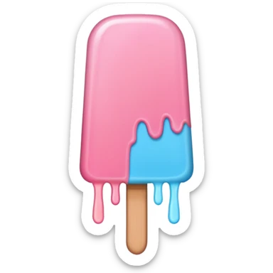 Pastel Pink Popsicle  sticker