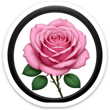 pink girly framed photo of something girly sticker