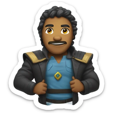 the character Marker form the show battle for dream island sticker