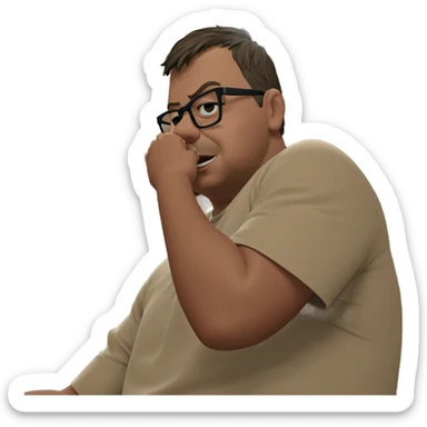 alone time indoors sticker