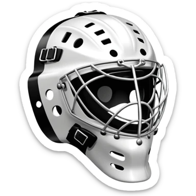Masque de gardien de hockey sticker