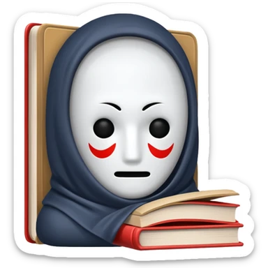 book with no face sticker