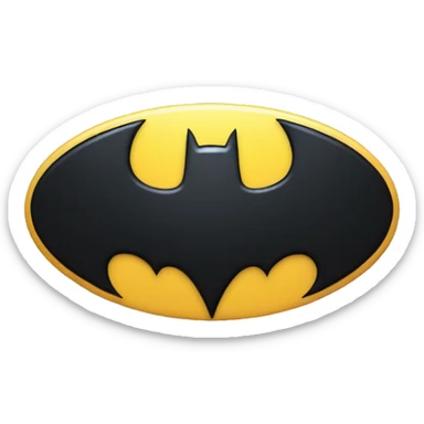 batman logo sticker