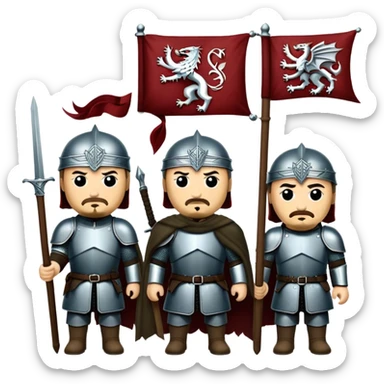House Frey Soldiers from game of thrones sticker