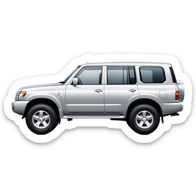 Nissan Patrol - Nissan (Model Year: 2022) (Iconic colour: Silver) sticker