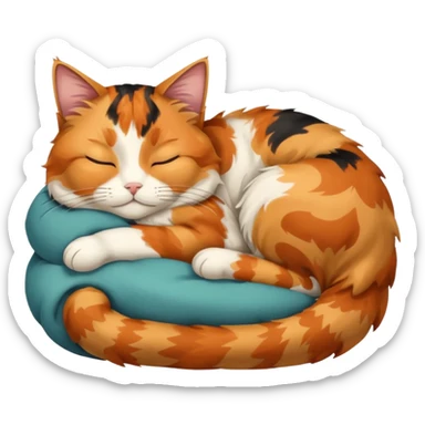 Gatto che dorme sticker