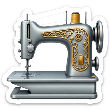 sewing machine sticker
