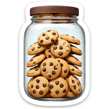 cookies in jar sticker
