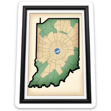 Indiana in Tennessee  sticker