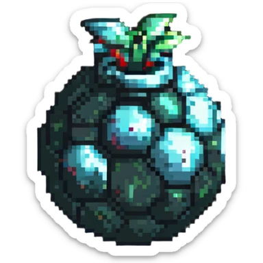 low poly bomb power up item sticker