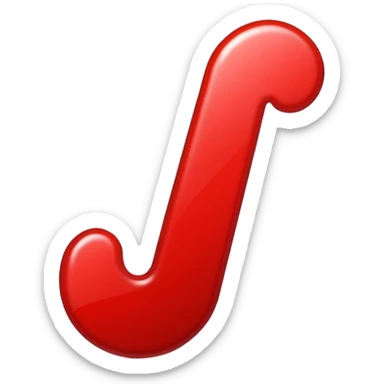 exclamation mark full red no face sticker