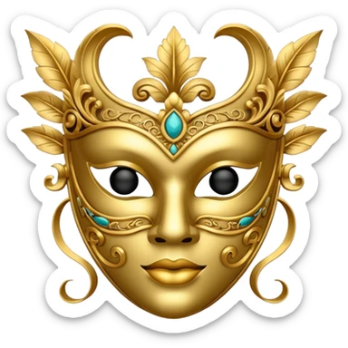scam mask sticker