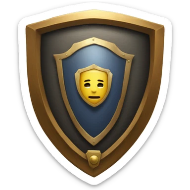 aristocrat shield with a media playbutton inside sticker