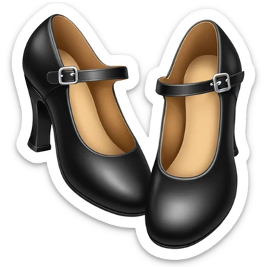 a pair of dancing shoes sticker