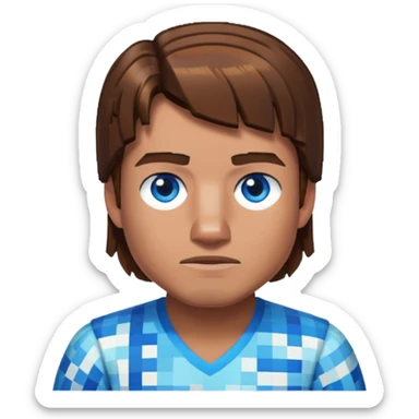 steve from minecraft  sticker