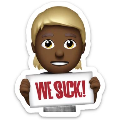 Florida state Seminole we suck sign  sticker