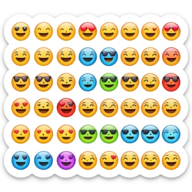 Meus emojis de iPhone sticker