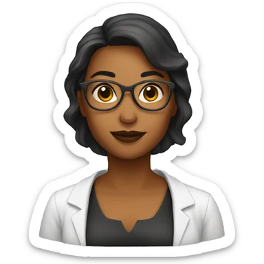 Phd woman latin library sticker