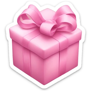 soft pink gift sticker