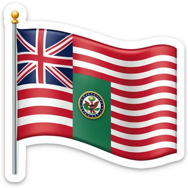 New England flag  sticker