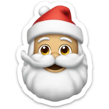 The words Merry Christmas  sticker