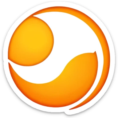 Partial solar eclipse sticker