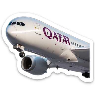 boeing 787 qatar airways sticker