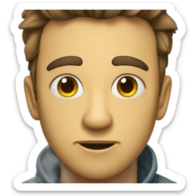 Monstruo tierno sticker