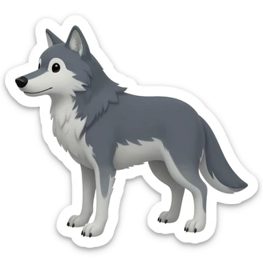 Two-Headed Wolf sticker