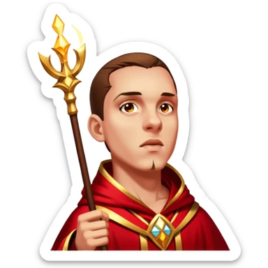 Crimson Spellbinder sticker