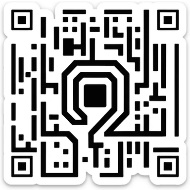 qr code sticker