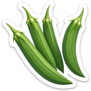 Okra sticker