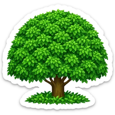 create a dnd style bush.png using 48x48 pixels size sticker