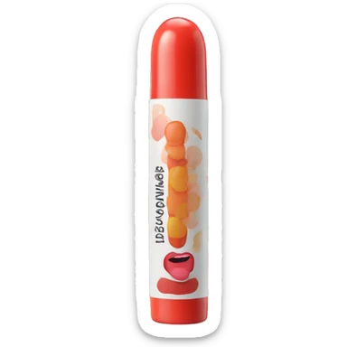 lip balm with label sticker
