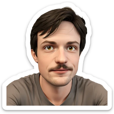 boy enjoying food at sink sticker