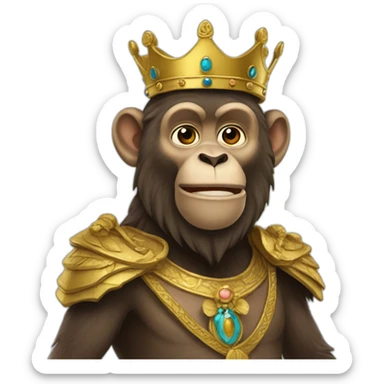 Le rois singe sticker