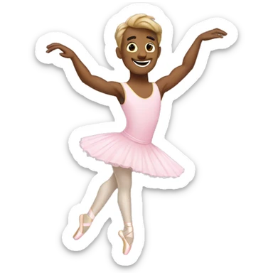 Ballerina jerry sticker