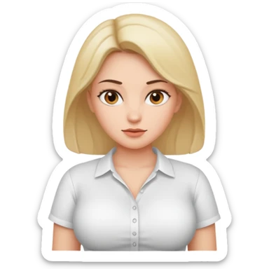 Naked women with boobs sticker