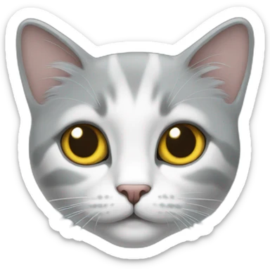 Un chat tenant de l'argent sticker