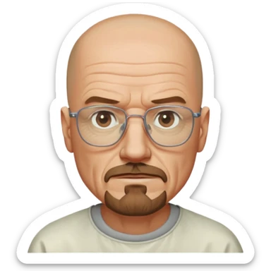 walter white from the breaking bad sticker