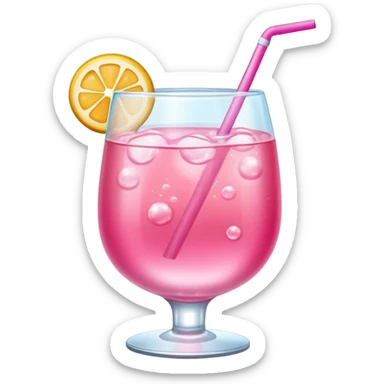 Pink drink sticker