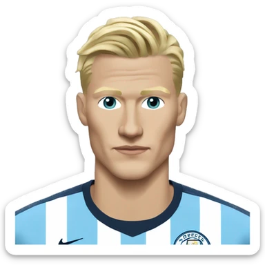 erling haaland man city sticker