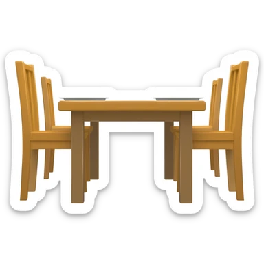 lay the table sticker