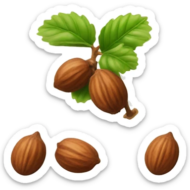 Hazelnut Latter sticker