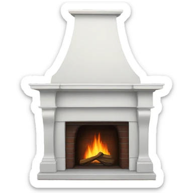 fireplace mantle sticker