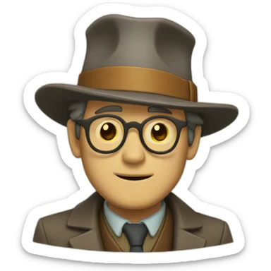 professor layton sticker
